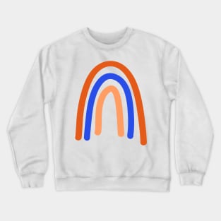 Orange and blue boho "rainbow" Crewneck Sweatshirt